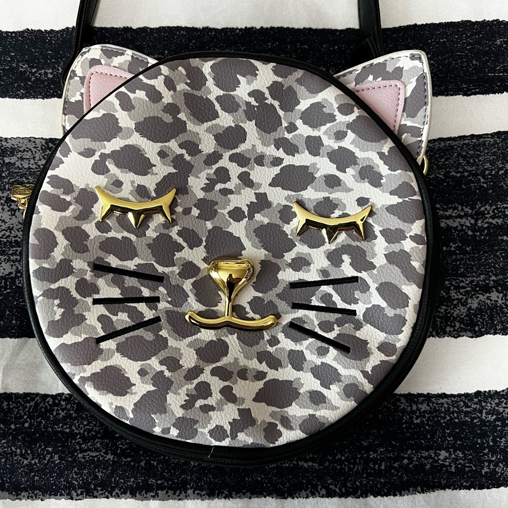 Betsey Johnson cat purse